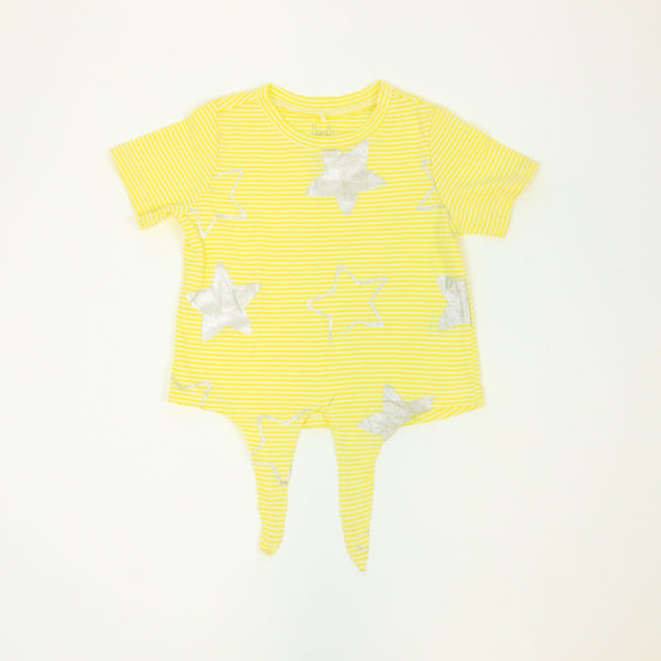 Girls Star T-Shirt Yellow