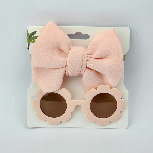 Girls Glasses With Headband Bow