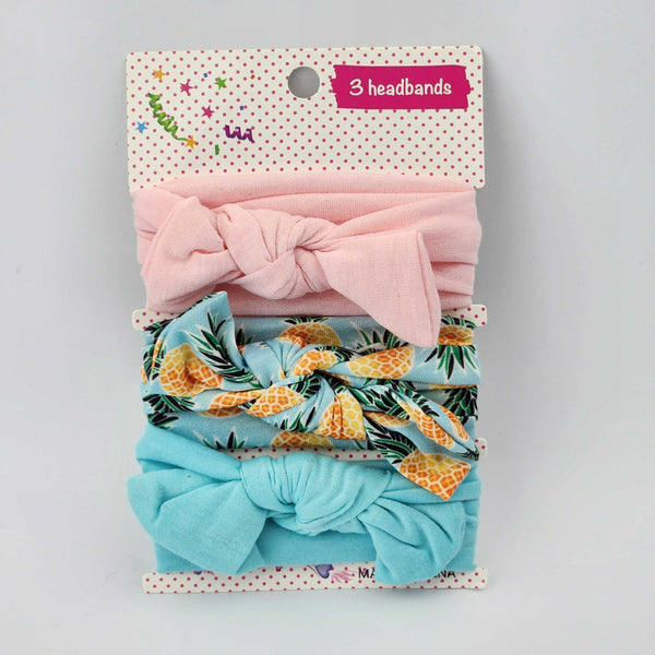 Girls Headband Pack Of 3 Bow