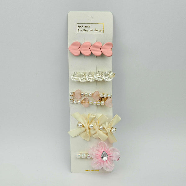 Girls Hair Clip Mix Pack Of 5