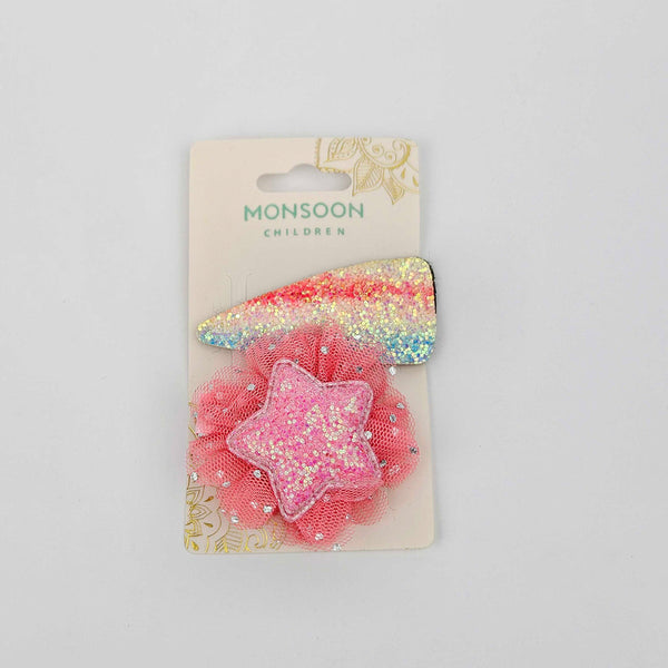 Girls Hair Clip Shimmer Pack Of 2