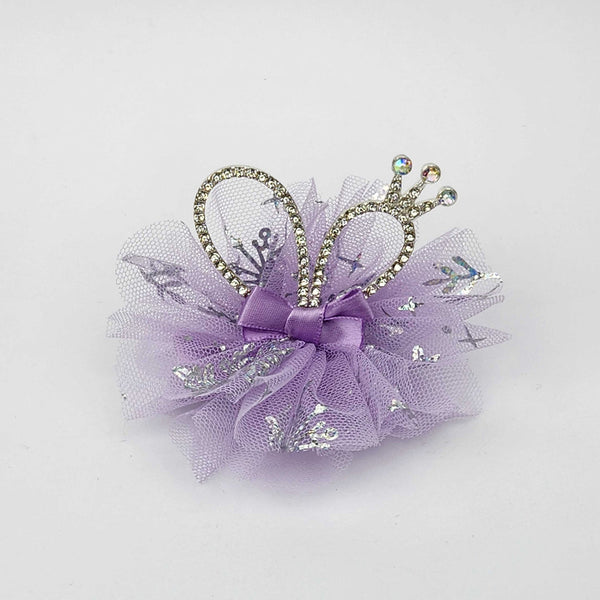 Girls Hair Clip Bow Crown