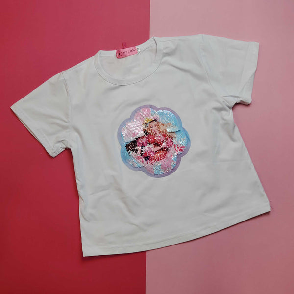 Girl T Shirt Barbie YI U Cool sku05105