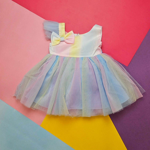 Girls Fancy Frock Timi Baby Multi Bow Jx670-671 sku0512