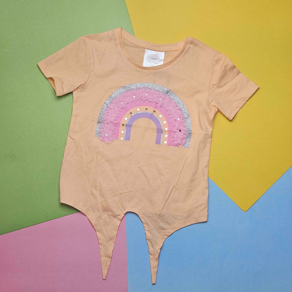 Girl T Shirt Rainbow Mini Mango sku05376