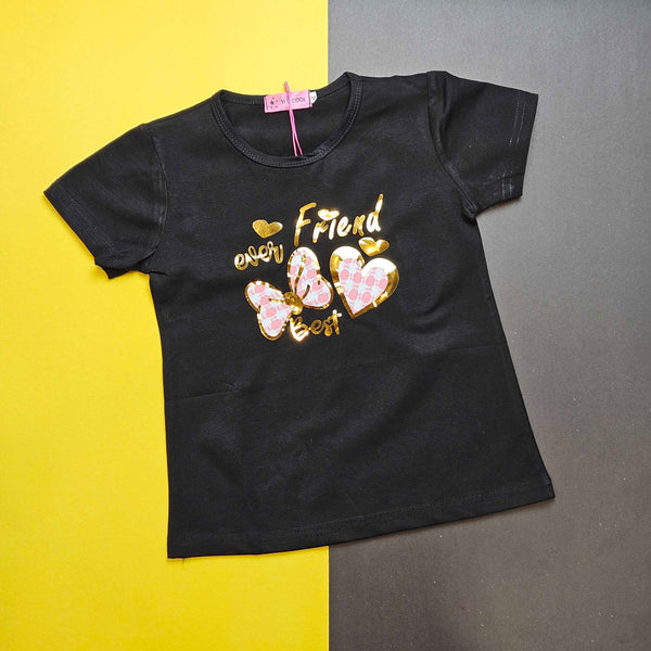 Girl T Shirt Every Friend Best Heart & Bow Yi U Cool sku05099